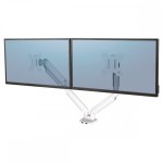 Poziome ramię na 2 monitory Platinum Series™ BIAŁE  Fellowes