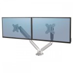 Poziome ramię na 2 monitory Platinum Series™ SREBRNE Fellowes