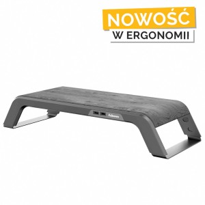 Podstawa pod monitor Hana - czarna FELLOWES