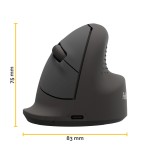 Mysz pionowa Breyta™ Ergonomiczna  (Średnia, Praworęczna) 