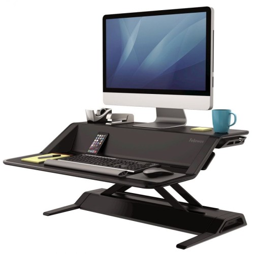 Stanowisko do pracy Sit-Stand Lotus™ - czarne