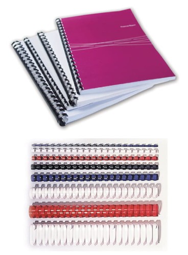 Grzbiety spiralki plastikowe do bindownicy