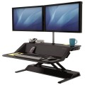 Stanowisko do pracy Sit-Stand Lotus™ - czarne