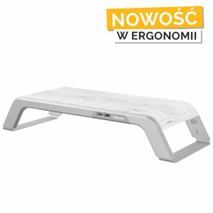 Podstawa pod monitor Hana - biała FELLOWES